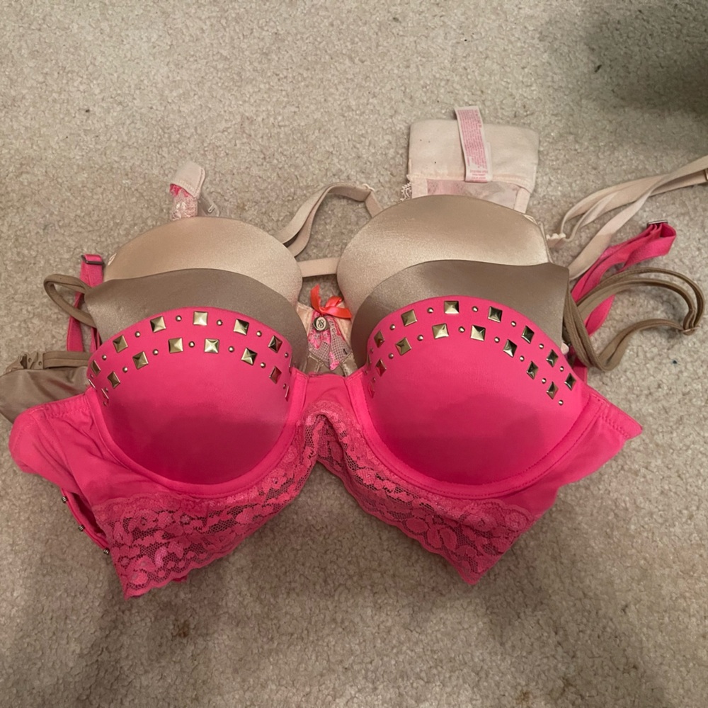 Victorias Secret BUNDLE 2 bustiers and 1 extreme pushup